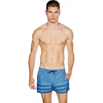 Pánské plavky Pánské koupací šortky Guess F72T24 TEL87 modrá S
