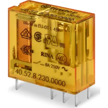 Relé Relé, DIN/PS, 2P/8A, 230V AC, Au, RTIII 40.52.8.230.5001
