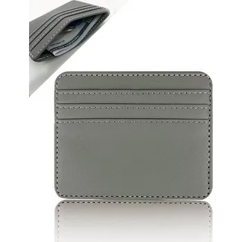 Jednoduchá malá unisex peněženka - Šedá
