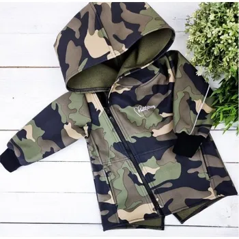 Kojenecká bunda Kulišárny softshellová bunda Army 122