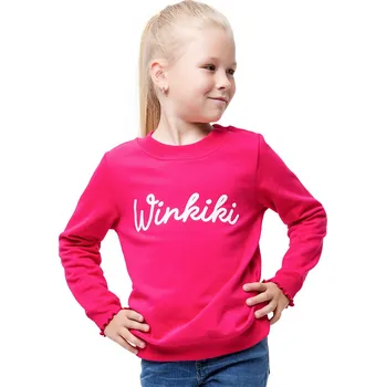 Dívčí mikina Dívčí mikina Winkiki - malinová 134