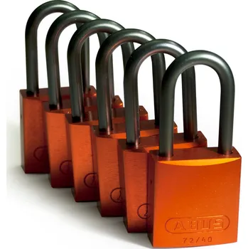 Visací zámek Full Alu Padlocks 40mm Sha KD Orange/6