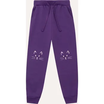 Dívčí tepláky 2 Cats - fialová 116