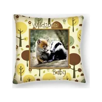 Pelíšek pro psa MZ - potřeby pro lovecké psy Polštářek pro děti 25x25cm s motivem liška a jezevec