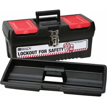 LOCKOUT FOR SAFETY TOOL BOX-MEDIUM