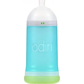 Kojenecká láhev ADIRI Kojenecká láhev NxGen Nurser, Pomalý průtok, 3-6 měsíců, modrá