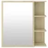 Koupelnový nábytek Zrcadlová skříňka z dřevotřísky 62,5 x 20,5 x 64 cm