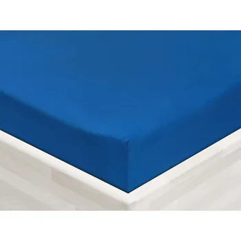 Prostěradlo Jersey napínací prostěradlo JR-016 Modré 80 x 200 - výška 20 cm