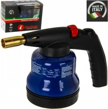 Turistický vařič Plynový hořák pájecí lampa kovové pouzdro Idealgas Idealgas 59138