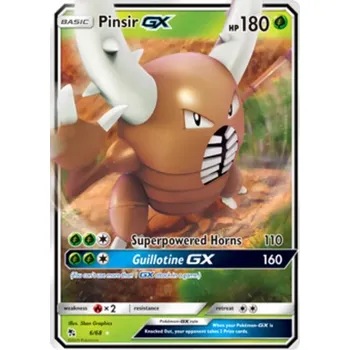 Sběratelská karetní hra Pinsir GX 006/068 - Hidden Fates