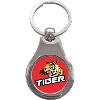 Přívěsek na klíče kolečko s potiskem Tiger