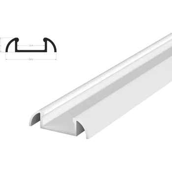 LED lišta Tech-Light Hliníkový profil P2-1 3m pro LED pásky, bílý