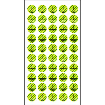 Ochranný vodič uzemnění samolepící PVC fólie 12,5mm arch 50ks