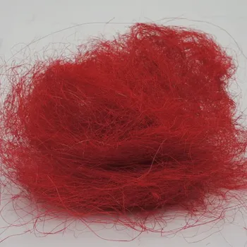 Sisalové vlákno 100g - červená
