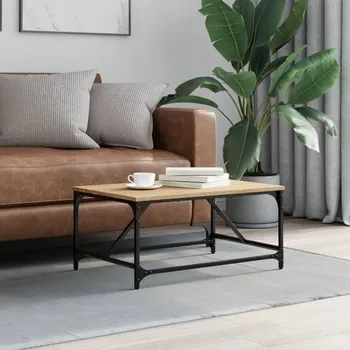 Obývací pokoj vidaXL Konferenční stolek dub sonoma 75 x 50 x 35 cm kompozitní dřevo