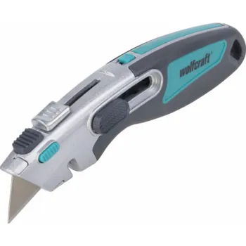 Pracovní nůž Wolfcraft prof. dvojitý nůž s trapézovou čepelí 4106000