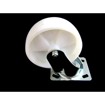 Pojezdové kolečko Průmyslové kolečko pr. 125, otočné, s deskou, bez brzdy, PA6 --Doprodej