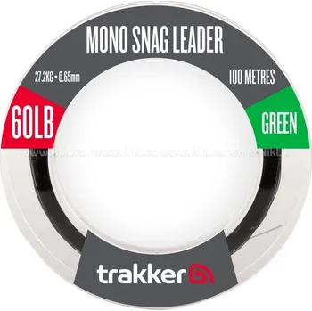 Trakker Products Šokový vlasec Snag Leader 60lb, 27,2kg, 0,65mm, 100m - Green