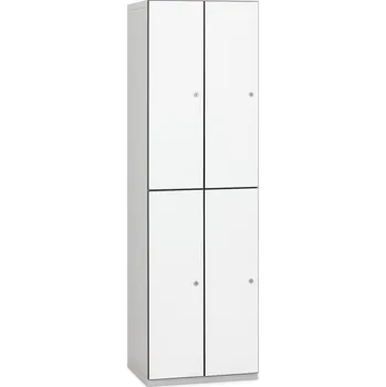 Šatní skříň TRITON Šatní skříňka 4-boxová Modular 1970 x 600 x 500 mm - lamino/kov Provedení lamina:: třešeň 0344 BS, Provedení zámku: jiný zámek (uveďte do poznámky) - cena na vyžádání, Provedení skeletu: kov černá RAL 9005