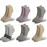 PESAIL Dámské kotníkové zdravotní ponožky Z871 - 6 páry Velikost: 35-38
