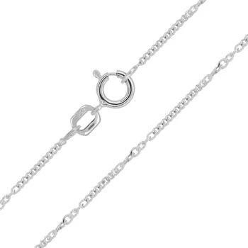 Řetízek Tenký zlatý řetízek 1 mm, 1.86 g, 50 cm