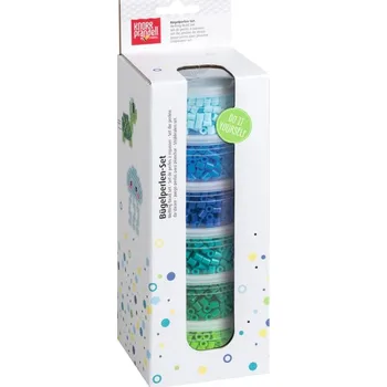 Dětské navlékací korálky Knorr prandell Zažehlovací korálky (6x500ks) zeleno modré