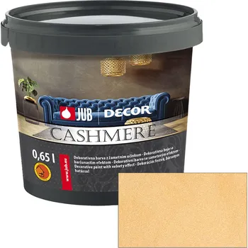 barva na zeď JUB Decor Cashmere 0,75L - Vnitřní dekorativní barva se sametovým efektem - 514E