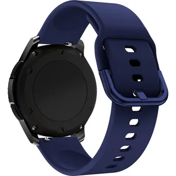 Příslušenství k chytrým hodinkám Silikonový řemínek pro chytré hodinky Amazfit GTS 4 Mini - tmavě modrý
