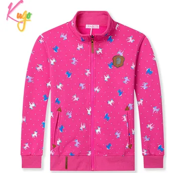 Dívčí mikina Dívčí mikina - KUGO GM8665, sytě růžová Barva: Růžová, Velikost: 164