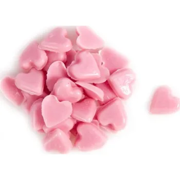 Jedlá dekorace na dort Pastry, s.r.o. – Pastry – Čokoládové dekorace – Srdíčka růžová – 40 g