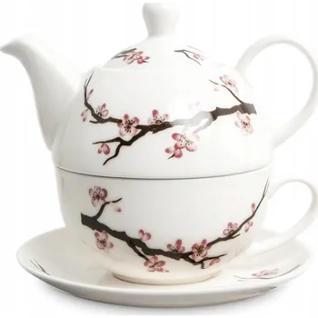 Čajová souprava Royal Tea Čajová konvice s šálkem a podšálkem 400 ml