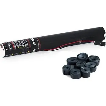 Konfeta Tcm Fx elektronické dělo na konfety-serpentýny 40cm, černé konfety