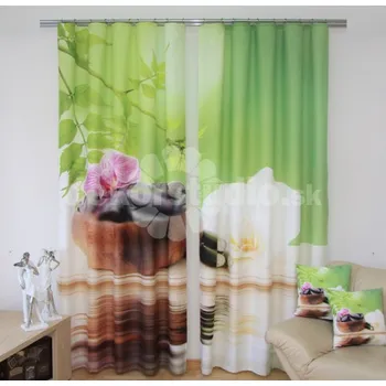 Závěs Komplet 2ks 3D závěsy ZR25 s potiskem