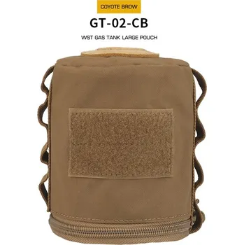 Wosport Velké pouzdro pro plynovou kartuši a HPA lahev - Coyote