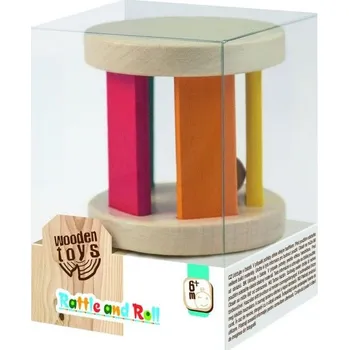 Trefl Chrastítko s kuličkou dřevěné Wooden Toys