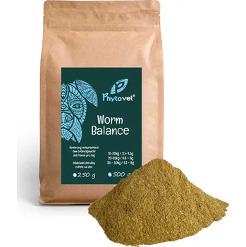 Phytovet Worm balance pro psy Hmotnost: 500 g
