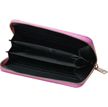 Peněženka Růžová peněženka s puntíky - 19*9 cm