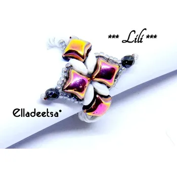 Dětské navlékací korálky Prstýnek Lili č.1371 - stavebnice