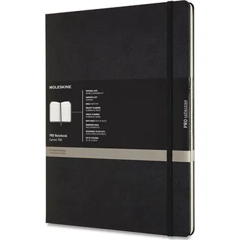Zápisník Zápisník Moleskine Professional - tvrdé desky černý, XXL - Zápisník Moleskine Professional - tvrdé desky černý, XXL + 5 let záruka a dárek ZDARMA
