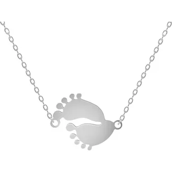 Náhrdelník JJ Style | Náhrdelník Ocelové nožičky 19x15mm