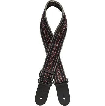 Kytarový popruh Stagg SWO COT RAF BLU, tkaný bavlněný kytarový popruh, vzor krokev, modrý