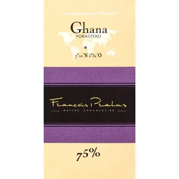 Čokoláda Francois Pralus čokoláda Ghana Forastero 75% Bio – prošlá doba minimální trvanlivosti