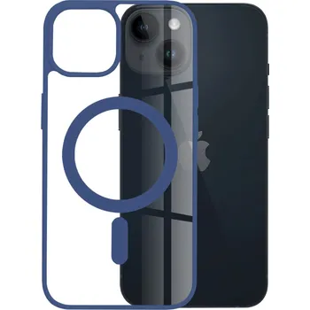 Pouzdro na mobilní telefon Kryt iPhone 15, Techsuit - MagSafe Pro, modrý