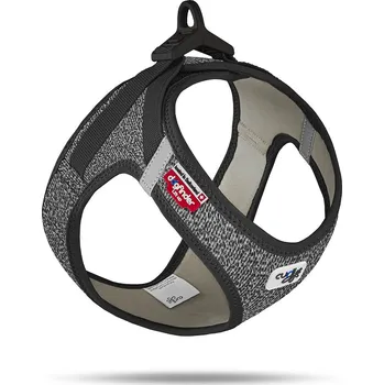 Postroj pro psa CURLI Postroj pro psy se sponou Merino vlna Black L, 8-13 kg