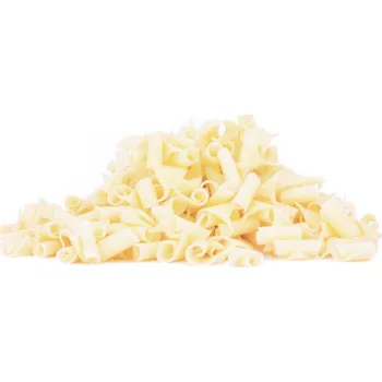 Jedlá dekorace na dort Pastry, s.r.o. PASTRY ČOKOLÁDOVÉ HOBLINY BÍLÉ 80g