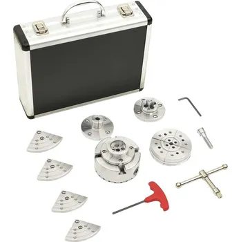 Sada nářadí vidaXL Sada samostředících sklíčidel na dřevo 9,5 cm ocel [147834]