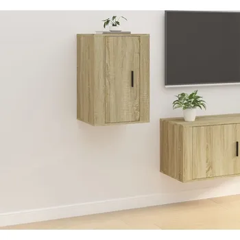 Obývací pokoj vidaXL Nástěnná TV skříňka 40 x 34,5 x 60 cm [816662] Barva: dub sonoma