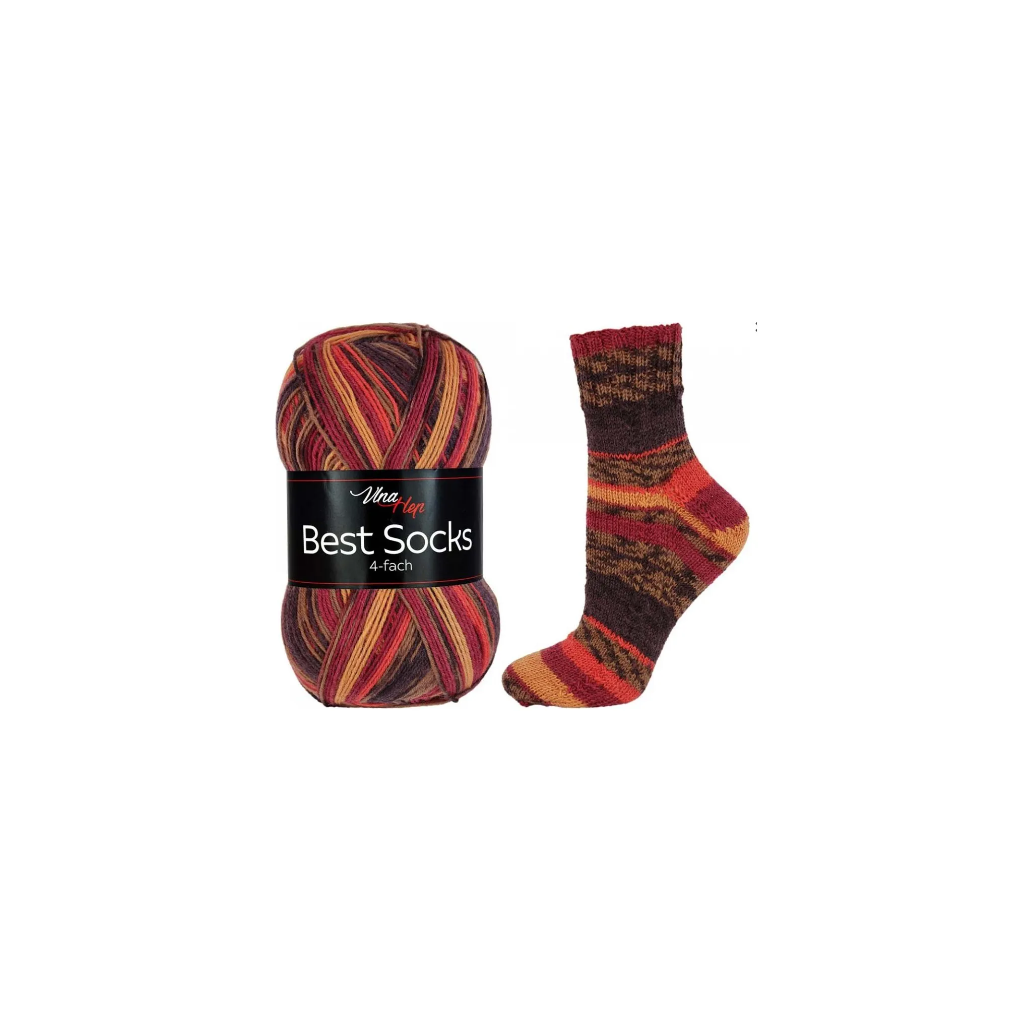 Fotografie 1 - Příze Vlna-Hep Best Socks 4-fach 7316