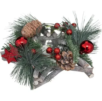 Vánoční dekorace Atmosphera Vánoční věnec s místem pro svíčku