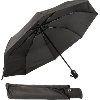 Deštník Verk 25019 Skládací deštník černý unisex